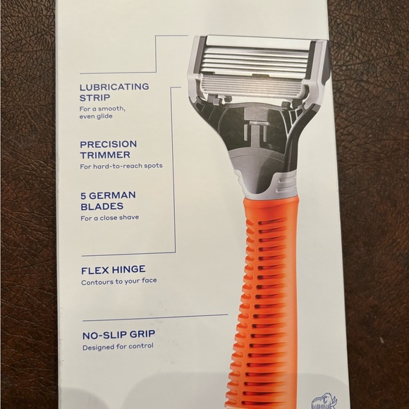 Harry's Razor Value Pack with Orange Handle - Picture 2 of 2